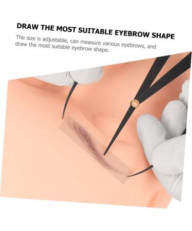 Gogogmee Metal Eyebrow Ruler Eyebrow Tools Stainless Steel Ruler for Eyebrow Positioning Ruler Curve - Buy Online on SooperMarket.com