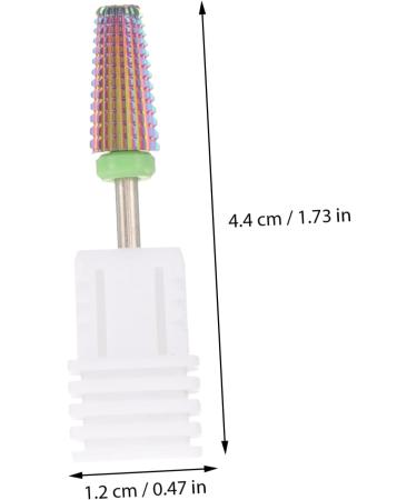 Healeved Nail Drill Bit Manicure Tools Manicure Nail Bits Nail Art Drill Bits Manicure Art Drill Bits Nail Bits for Women Manicure Drill Bits Accessories Tungsten Steel Women's Acrylic 4.4x1.2cm As Shown - Buy Online on SooperMarket.com