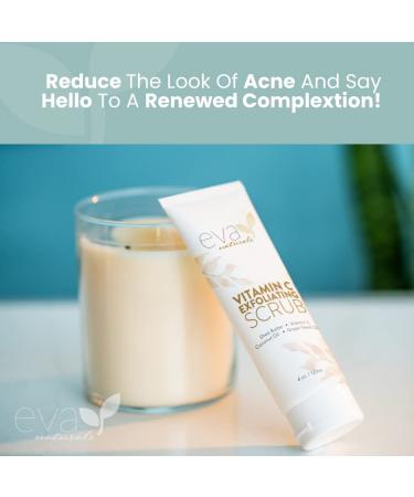 Eva Naturals Vitamin C Exfoliating Scrub - Clear and Cleanse Your Face with this Facial Exfoliator - Buy Online on SooperMarket.com