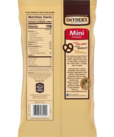 Snyder's of Hanover Mini Pretzels 255g (Pack of 2) - Buy Online on SooperMarket.com