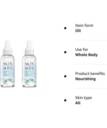 Avon Skin So Soft Original Dry Oil Body Spray with Jojoba 150 ml - Pack of 2 Unscented 150 ml (Pack of 2) - Buy Online on SooperMarket.com