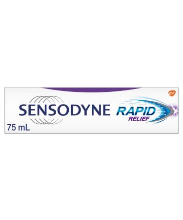 Sensodyne Rapid Relief Original Mint Toothpaste Strengthens and Protects Sensitive Teeth Original Mint 75 mL