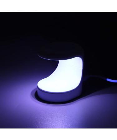16W Mini UV Nail Lamp - LED Dryer with 3 Light Chips & 60s Timer | Portable Nail Curing with USB - Buy Online on SooperMarket.com