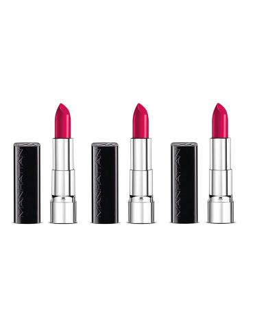 Manhattan Moisture Renew Lipstick creamy lipstick moisturising intense long-lasting (pack of 3) (800 Fun Fuchsia)