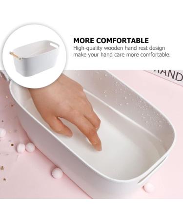 FOMIYES Basin Tub Retro Wash Basin Manicure Bowl Manicure Bowl Soaking Soak Bowl Nail Art Polish Remove Hand Wash Manicure Spa Tool White Portable Wash Basin Nail Art Soaking Bowl Hand Soak Bowl - Buy Online on SooperMarket.com