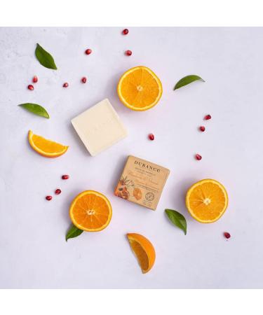 Durance Solid Marseille Soap With Organic Mandarin Essential Oil 100g Enriched With Olive Oil & Red Rice Extract Paraben-Free Solid Soap For All Skin Types - Buy Online on SooperMarket.com