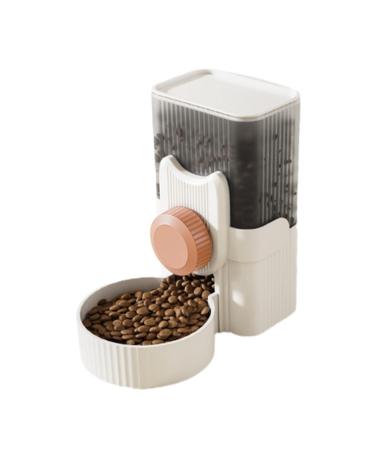 Automatic Cage Feeder | Small Animal Water Dispenser | Cat Food Dispenser | For Hamster Guinea Pig Rabbit Chinchilla Ferret Gerbil Pink feeder