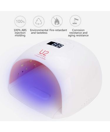 72W Professional Nail Dryer - UV-LED Light for Gel Nail Polish & Manicure | #1 Nail Art Equipment in the UK - Buy Online on SooperMarket.com