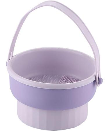 Folpus Cleaning Tool for Brush Cosmetic Brushes Cleaner with Holders Washing Makeup Brush Cleaning Violet - Buy Online on SooperMarket.com