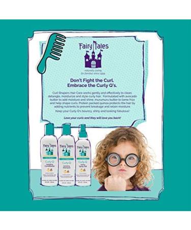 Fairy Tales Curly-Q Daily Hydrating Shampoo & Conditioner Set for Kids - Paraben, Sulfate, Gluten & Nut Free - 12 oz & 8 oz - Buy Online on SooperMarket.com
