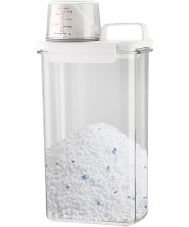 Evember Laundry Beads Dispenser 2300ml | Laundry Dispenser Organiser | Laundry Detergent Dispenser Set | Washing Powder Storage Box | Laundry Scent Beads Dispenser | Washing Up Powder Container Large Size 2300ml - Buy Online on SooperMarket.com
