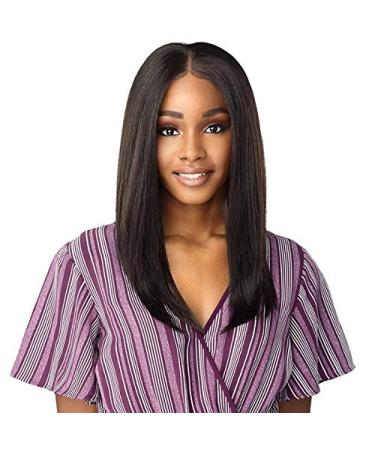 Sensationnel WHAT LACE 13x6 Wigs - Cloud 9 Synthetic Hair Hand Tied Natural Preplucked Hairline Illusion Lace Frontal Lacewig -Whatlace KIYARI (1B)