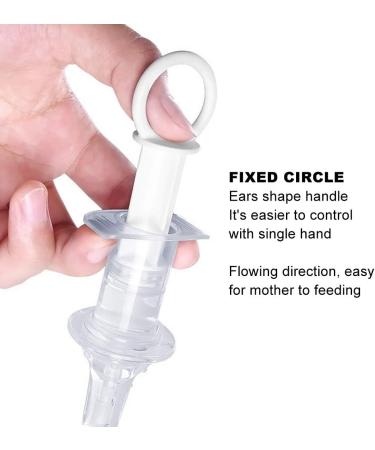Baby Medicine Dispenser Nipple Designs Simple To Operation Diversion Design Reduce Choking Silicone Soft Safe Medicine Pacifier for Infant Feeding - Buy Online on SooperMarket.com