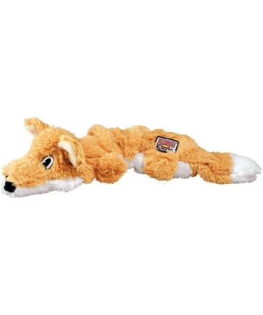 Kong Scrunch Knots Fox for Dogs - Internal Knotted Ropes & Minimal Filling - Medium/Large Size - 1 Pack - Durable & Fun Chew Toy - Buy Online on SooperMarket.com