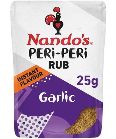 Peri Peri Seasoning Bundle With Nando's BBQ Seasoning Rub 25g x3 and Garlic Seasoning Rub 25g x3 (6 Pack) - Buy Online on SooperMarket.com