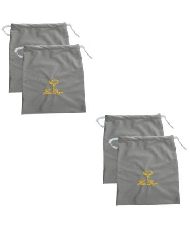 Baluue 4 Pcs Travel Hair Dryer Bag Hair Dryer Storage Bags Grey Travel Hair Dryer 35.00X30.00X0.50CMx2pcs Greyx2pcs