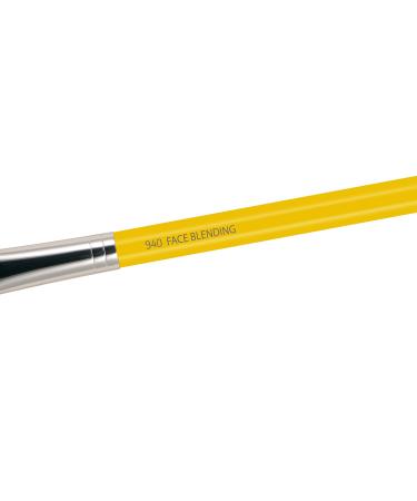 Bdellium Tools Studio Series 940 Face Blending Brush - Professional Makeup Brush for Facial Sculpting - Soft Synthetic & Natural Fibers - Yellow - 1pc - International Shipping Available - Buy Online on SooperMarket.com
