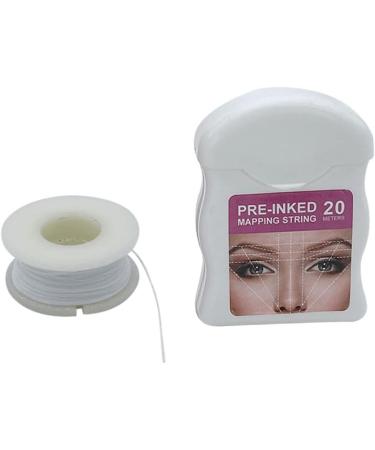 Eyebrow Mapping String Pre-Inked Mapping Brows String Microblading Mapping String Microblading Brows String Supplies White - Buy Online on SooperMarket.com