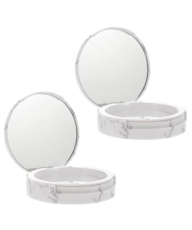 Healeved 4 Pcs Storage Box Cosmetic Case Compact Pressed Powder Case Empty Cushion Compact Case