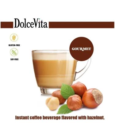 Dolce Vita Nespresso Compatible Pods Italian Hazelnut Coffee. Fusion of Rich Nutty Bliss and Classic Latte Flavour. Your Perfect Afternoon Escape! 20 capsules - Buy Online on SooperMarket.com