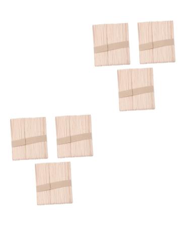 Beaupretty 300 pc wax spatula cosmetic cosmetic bag wax strips brow coseline cosmetics spatula wood spatula for growing protocol tools depilatory wax stick