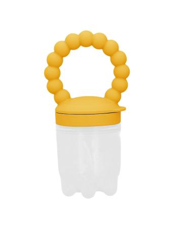 Buy Fruit Pacifier Feeder - Yellow Multifunctional Food & Gum Relief Tool for Babies - Buy Online on SooperMarket.com