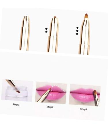 minkissy Makeup Brushed Lip Cosmetic Lip Brush Lipstick Gloss Makeup Brush Lip Applicator Makeup Stick Makeup Lipstick Brush Concealer Brush Tool Kit Double Head - Buy Online on SooperMarket.com