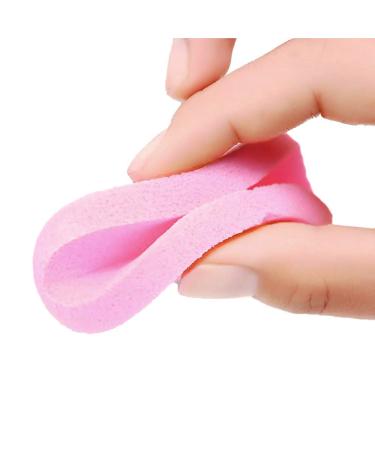 120 Count PVA Facial Sponge for Makeup Removal and Exfoliating - Pink Spa Pads for Women - Buy Online on SooperMarket.com