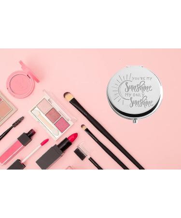 HOLLP Sister Friendship Jewelry - You're My Sunshine Makeup Pocket Mirror for Women - Buy Online on SooperMarket.com