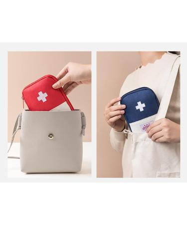 Surakey Mini First Aid Bag - Portable Medication & Emergency Storage for Travel Sports Camping - Compact Blue Design - Buy Online on SooperMarket.com