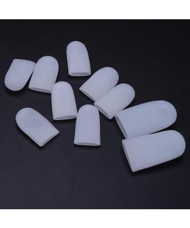 FOMIYES 15 Pairs Gel Toe Caps - Callus & Blister Silicone Protectors for Women/Men - Buy Online on SooperMarket.com