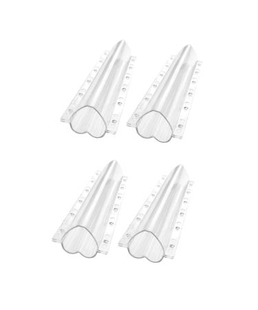 Happyyami 4 Pcs Vegetable Shaping Mold Cake Fruit Vegetable Shaper Stereotypes Set 20x4cmx2pcs Heart Shapex2pcs