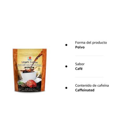 Dxn Lingzhi Black Coffee with Ganoderma 0.15 oz (Pack of 20) - Organic Reishi Mushroom Infused Brew - Buy Online on SooperMarket.com