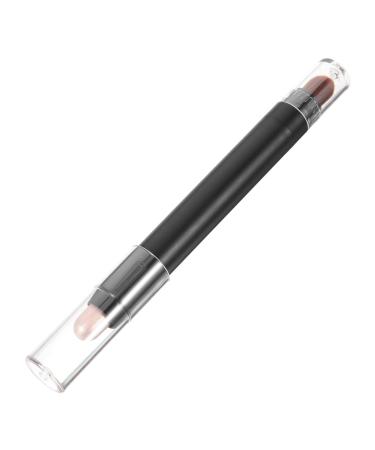 Mikinona Makeup Eyeshadow End Precision Brush Application Makeup Women Ends Dual Shadow Female Stick Eyeshadow 1 count (Pack of 1) Light Brown