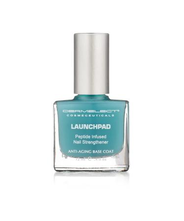 Dermelect Launchpad Nail Strengthener - 0.4 oz | Keratin Protein Peptides Base Coat for Weak, Thin, Brittle Nails - Buy Online on SooperMarket.com