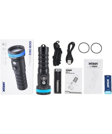 XTAR D30 1600 Lumens Scuba Diving Video Light | Multi-Color LED Underwater Flashlight - Buy Online on SooperMarket.com