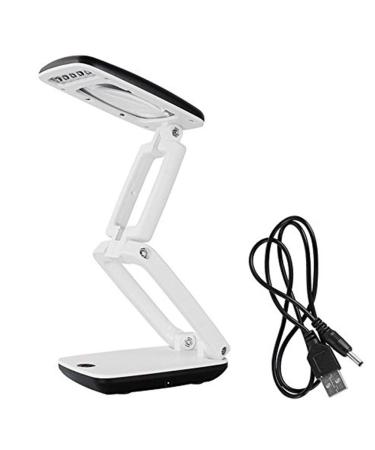 yuoseg Lighted Desk Magnifying Glass Lamp with Light on Stand Led Portable Pocket Magnifier Visor Folding 3X for Reading Hobby