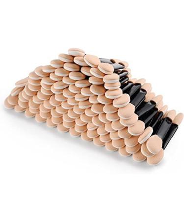 PLAFOPE 100 Pcs Women Makeup Brush Makeup Eye Shadow Brush Makeup Applicator Sponge Eye Shadow Applicator - Buy Online on SooperMarket.com