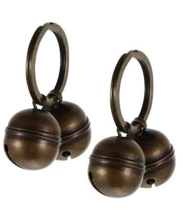 Eihi bell for tinkering cat bell 2 set extra loudly loudly loudly loud and dog bells pet tracker bell dog bell for collar pendant bells for dog cats