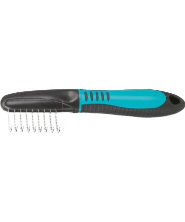Trixie De-Matting Dog Comb With Bent Teeth 18 cm Black/Turquoise - Buy Online on SooperMarket.com