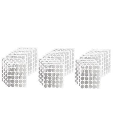 Balacoo 1800 Pcs Makeup Glue Sticker for Eyelash Extension Tool Tray Lash Tray Silver Tray False Eyelashes Serving Tray False Lashes Extension Glue Sticker Stickers Adhesive Sticker