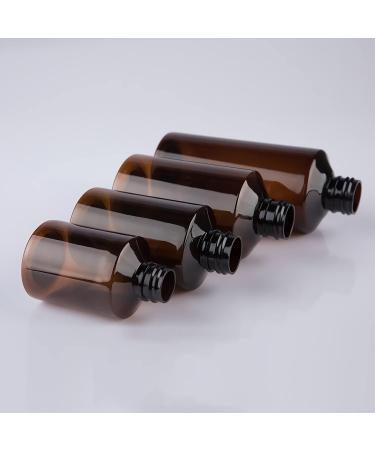 TIANZD 6 Pieces Empty 150 ml Brown PET Plastic Fine Mist Pump Spray Bottles with Black Sprayer for Cosmetic Perfume Water Travel Portable Containers Refillable 1x Funnel 150ml - Buy Online on SooperMarket.com