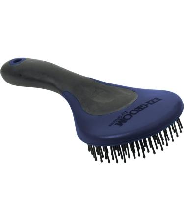 Shires 1366 Ezi-Groom Grip Mane & Tail Brush Navy Blue - Buy Online on SooperMarket.com