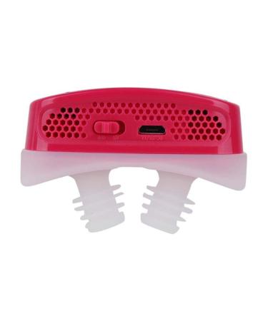 Amawa Electronic Upgrade Anti-snoring Nostril Ventilation snoring Assisted Continuous Positive Airway Pressure PM2.5 Filter Mini Sleep Auxiliary Equipment (Color : Red)