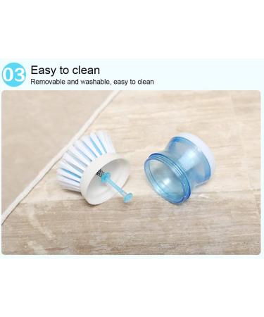 Dajidafu PP Cookware Brush Nonslip Replacement Detachable Washable Ergonomic Dish Bowl Cleaning Brushes Tool Accessories Green - Buy Online on SooperMarket.com