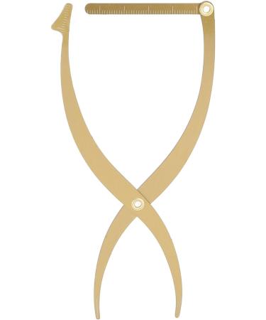 Microblading Eyebrow Ruler Eyebrow Stencil Ruler 3 Point Positioning for Salon (Gold) - Buy Online on SooperMarket.com
