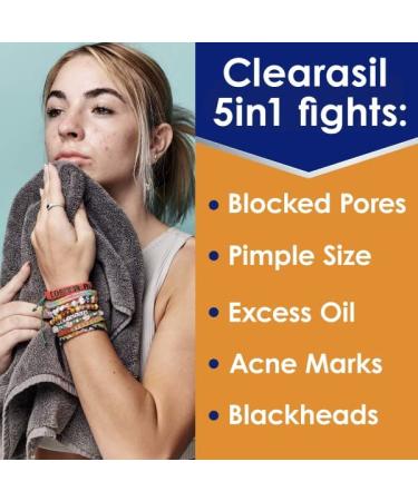 Clearasil Ultra 5in1 Exfoliating Wash 6.78 oz - Pack of 8 | International Shipping Available - Buy Online on SooperMarket.com