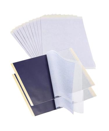 12 Sheets Carbon Tattoo Transfer Paper Graphite Paper Tattoo Tracing Paper A4 Temporary Tattoo Thermal Carbon Copy Paper Tattoos Stencil Printer Paper