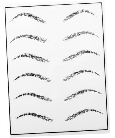 Beavorty 15 Sheets Eyebrow Microblading Makeup Practice Skin Silicone Eyebrow Practice Skin Eyebrows - Buy Online on SooperMarket.com