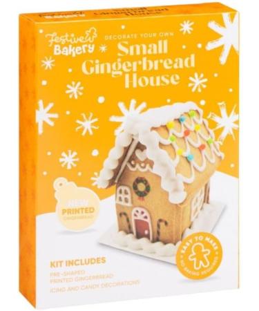 Christmas Gingerbread House Kit 165g - Easy to Make DIY Gingerbread House - No Baking Required - Includes Pre-Shaped Gingerbread, Icing & Decorations - Fun for the Whole Family - Buy Online on SooperMarket.com